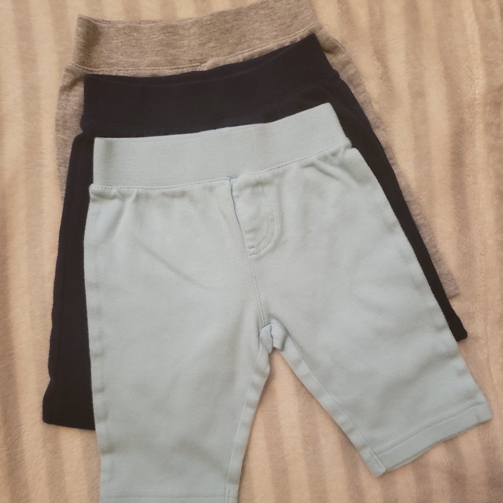 3 pairs of Circo 3 month baby pants